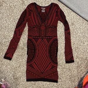 Free people bodycon geometric dress